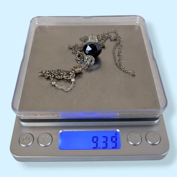 (2/$20) Dark Crystal Dangling Pendant Necklace - Picture 5 of 5